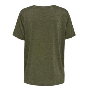 T-shirt Kaki Femme Only Harly vue 2