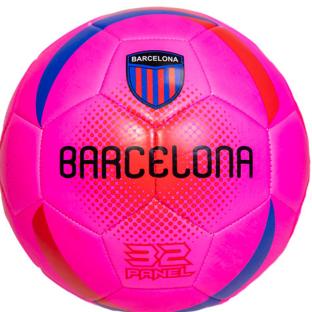 BARCELONA Mini Ballon Rose Fluo Sport Zone vue 0
