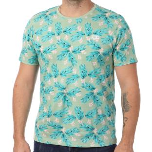 T-shirt Vert Homme Lee Cooper Opog pas cher