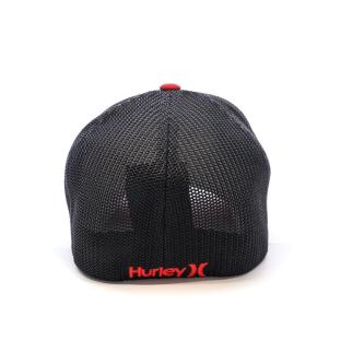 Casquette Noire/Rouge Homme Hurley Textures vue 3