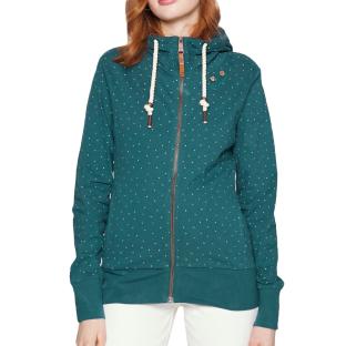 Sudadera con cremallera Ragwear Paya Dots Mujer Verde ver 0