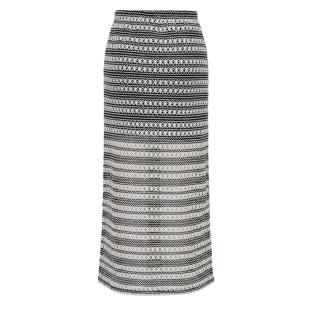 Jupe Blanc/Noir Femme JDY Elly vue 2