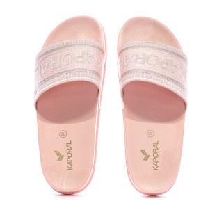 Claquettes Rose Femme Kaporal Tapioca vue 0