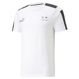 T-shirt Blanc/Noir Homme Puma Bmw  538119 pas cher