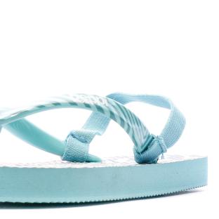 Tongs Turquoise Fille Beppi vue 6