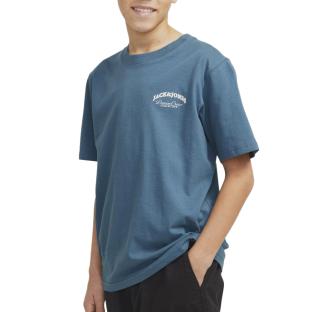 T-Shirt Bleu Garçon Jack & Jones Brandes pas cher