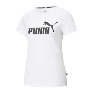 T-shirt Blanc Femme  Puma Logo 586774-02 pas cher