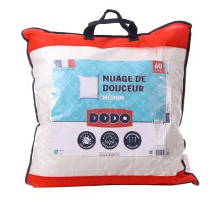 Oreiller Synthétique Médium Blanc Dodo 60x60 pas cher