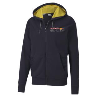 Sweat marine homme Puma Red Bull Racing Hooded Sweat Jacket pas cher