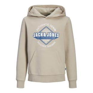 Sweat Beige Garçon Jack & Jones Logo vue 3