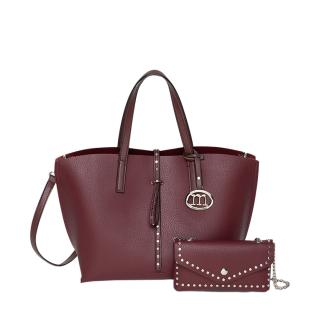 Manoukian Lotus Women's Plum Handbag Photo of the Espace des Marques %store% store - view of %key%