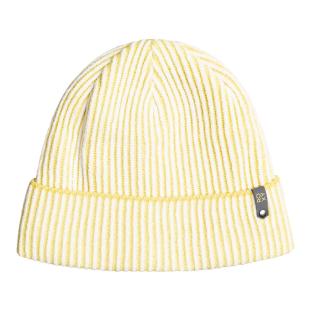 Bonnet Blanc/Jaune Femme Roxy Ozalee vue 0