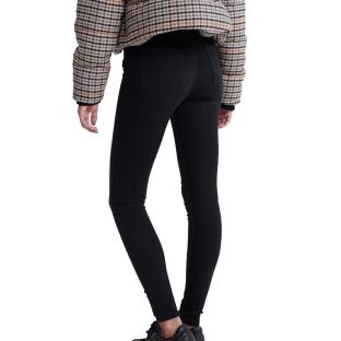 Jean Skinny Noir Femme Superdry Rise vue 0