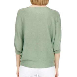 Pull Vert Clair manches 3/4 Femme JDY New Behave vue 2