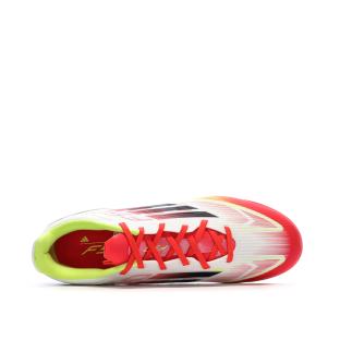 Chaussures de Foot Blanc/Rouge Adidas F50 League 2G/3G AG vue 0