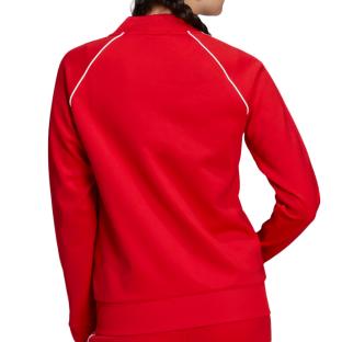 Veste de survêtement Rouge Fille Adidas Tracktop vue 2