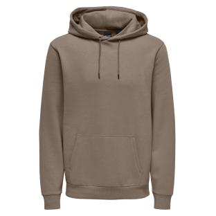 Sweat à Capuche Marron Clair Homme Only & Sons Ceres vue 0