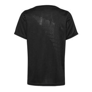 T-shirt Noir Garçon Adidas HM6728 vue 2