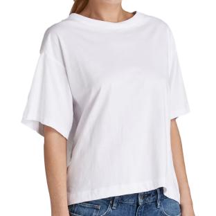T-shirt Blanc Femme G-Star Raw D23357 pas cher