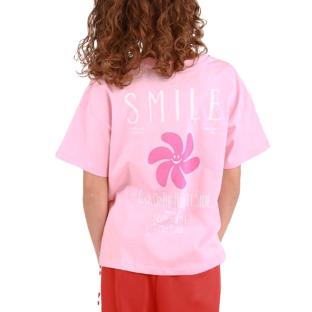 T-shirt Rose Fille Kids Only Sun-veras Flower vue 0