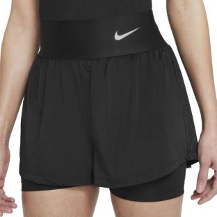 Short de Tennis Noir Femme Nike pas cher