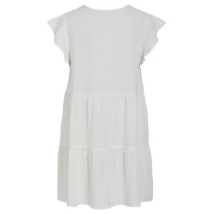 Robe Blanc Femme Vila Visummer vue 0