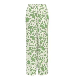 Pantalon fluide Beige/Vert Femme Only Selina vue 0