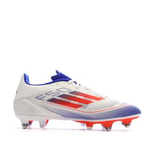 Chaussures de Football Blanches/Bleu/Rouges Homme Adidas League vue 0