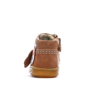 Baskets Hautes Marron Garçon Kickers Bottillon vue 0