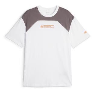 OM T-shirt Blanc/Gris Homme Puma vue 0