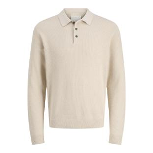 Polo Beige Clair Homme Jack & Jones Cooper vue 0