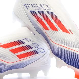 Chaussures de Foot Blanc/Bleu Adidas F50 League Ll FG/MG vue 0