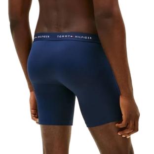 X3 Boxers Bleu/Gris/Marine Homme Tommy Hilfiger Brief vue 0