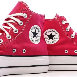Baskets Roses Femme Converse Chuck Taylor All Star Lifts vue 7
