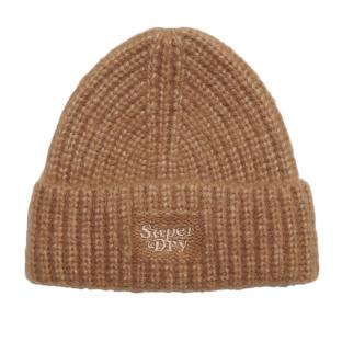 Bonnet Beige Homme Superdry Rib vue 0