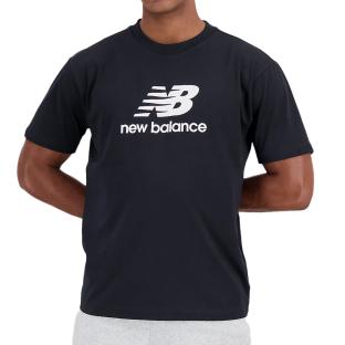 T-shirt Noir Homme New Balance Essentials Logo pas cher