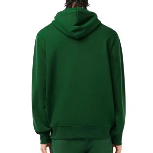 Sweat à Capuche Vert Lacoste Homme SH5643-LIG vue 2