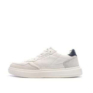 Baskets Blanches/Marines Homme Teddy Smith 120004 pas cher