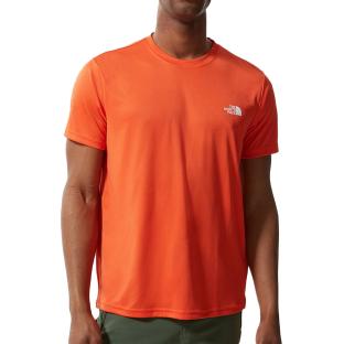 T-shirt Orange Homme The North FaceReaxion pas cher
