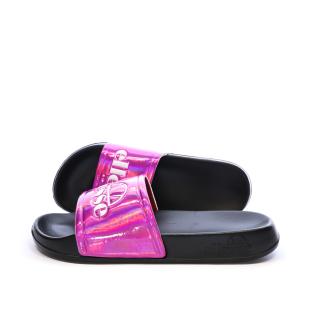 Claquettes Rose/Noir Femme Ellesse Demi pas cher
