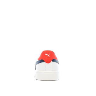 Baskets Blanches/Marine Garçon Puma Smash 3.0 vue 3