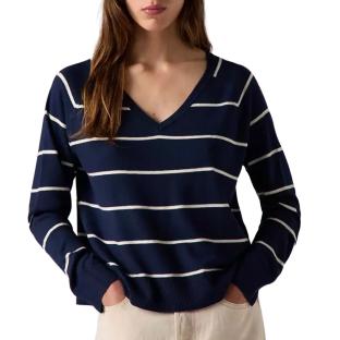 Pull Marine Femme Levi's Petal Vneck vue 0
