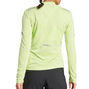T-shirt Running réfléchissant Jaune Fluo Femme Adidas Ultimate vue 0