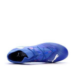 Chaussures de Foot Bleues Homme Puma Future 7 Match TT vue 4