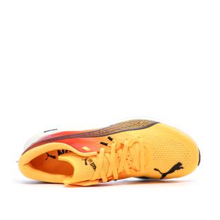Chaussures de Running Rouges/Orange Homme Puma Deviate Nitro 3 vue 5