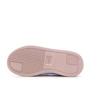 Baskets Blanches Fille Puma Carina vue 5