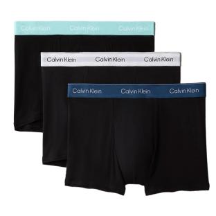 X3 Boxers Noir/Bleu Homme Calvin Klein Jeans Relaxed Fit Trunk vue 0