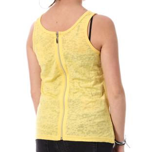 Débardeur Jaune Femme Von Dutch Zip vue 0