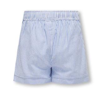 Pantalón corto azul/crudo para niña ONLY Kogsmilla ver 0