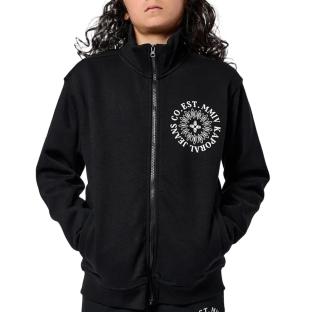 Sweat à Capuche Noir Garçon Kaporal Osmos pas cher